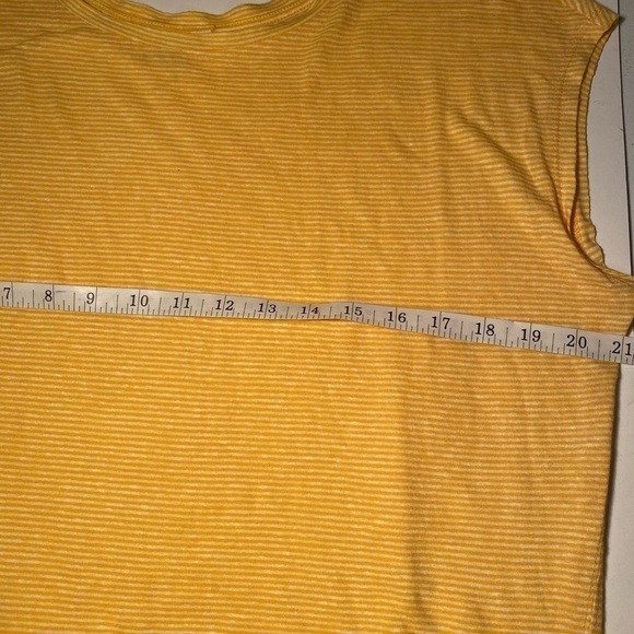 LOFT Pullover Semi Sheer Tshirt Side Tie Small - Picture 8 of 8